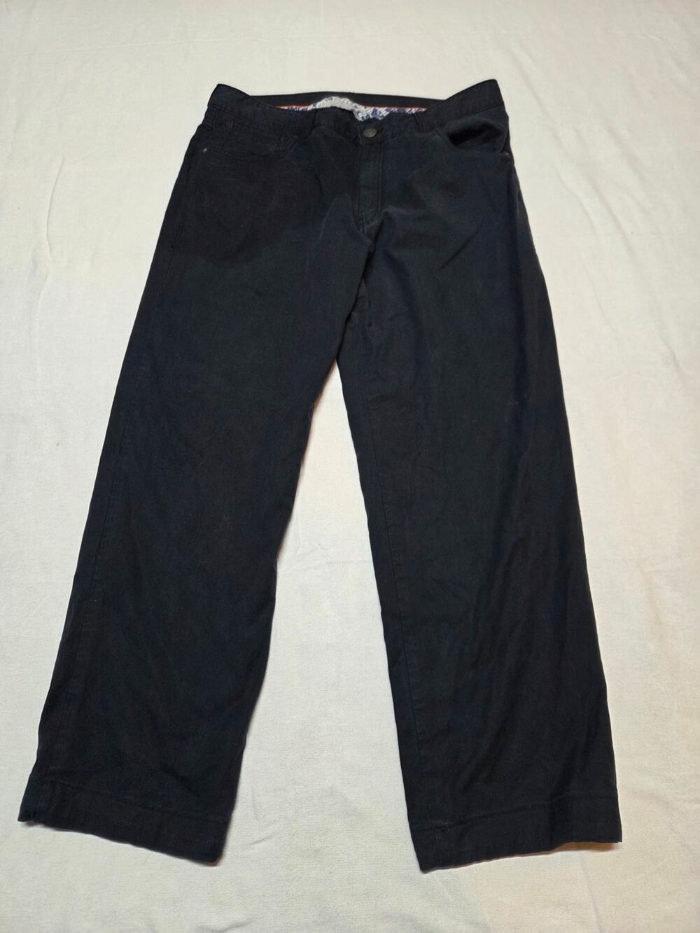 Tommy Bahama Black Chinos - Straight Leg Size 36x32